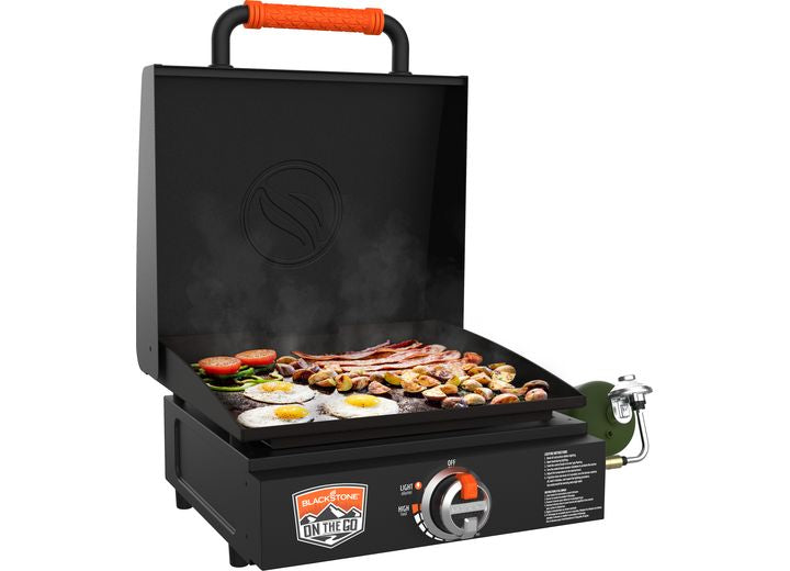 Portable Tabletop Griddle with Hood