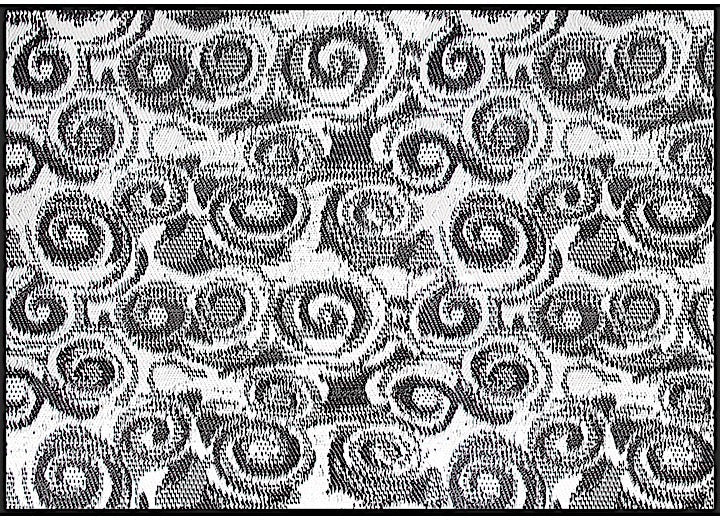 UV-Protected Charcoal Swirl Outdoor Mat - 8ft x 16ft