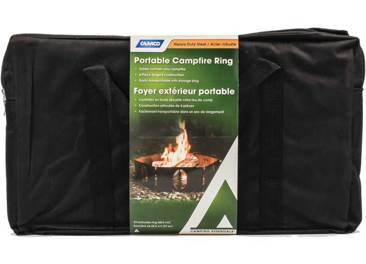 Portable Campfire Ring with Bag, Bilingual