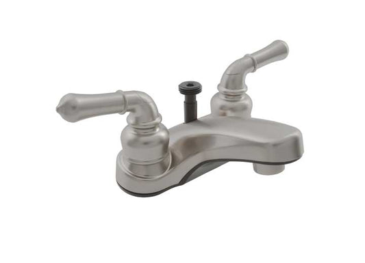 Classic RV Lavatory Faucet with Diverter - Brushed Satin Nickel