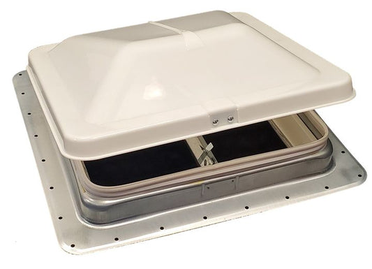 14-Inch Universal Vent with Easy-Change Smoke Lid and White Screen Frame