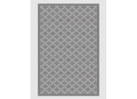 8ft x 12ft Grey Patio Mat - All Weather Design