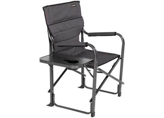 Scout Director's Chair with Side Table, Dark Grey