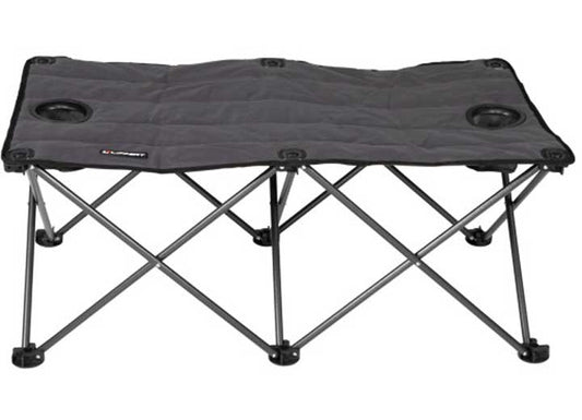 Dark Grey Campfire Ottoman by Lippert