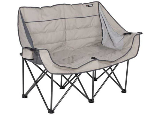 Campfire Cozy Folding Loveseat, Sand