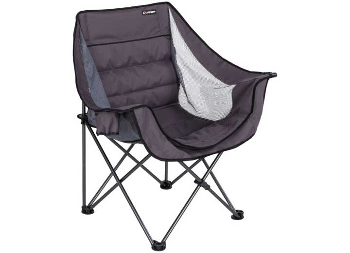 Lippert Campfire Folding Chair in Dark Grey