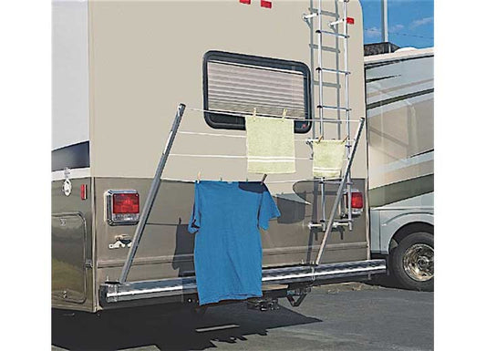 Folding Bumper Mounted Clothes Line by Stromberg Carlson