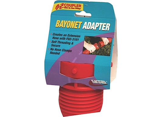 EZ Coupler Bayonet Fitting - Red, Carded